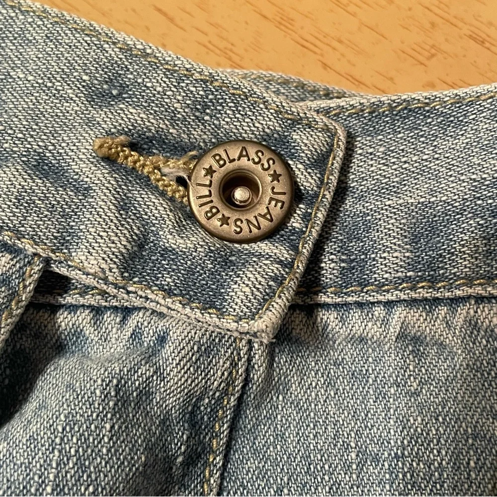 Vintage Bill Blass High-Rise Denim Cargo Skort